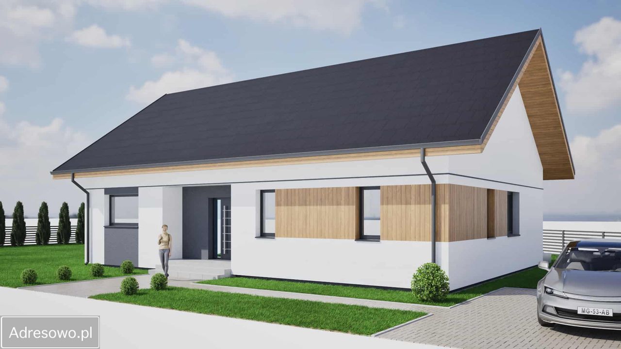 dom wolnostojący, 4 pokoje Zielona Góra Jarogniewice, ul. Jarogniewice. Zdjęcie 2