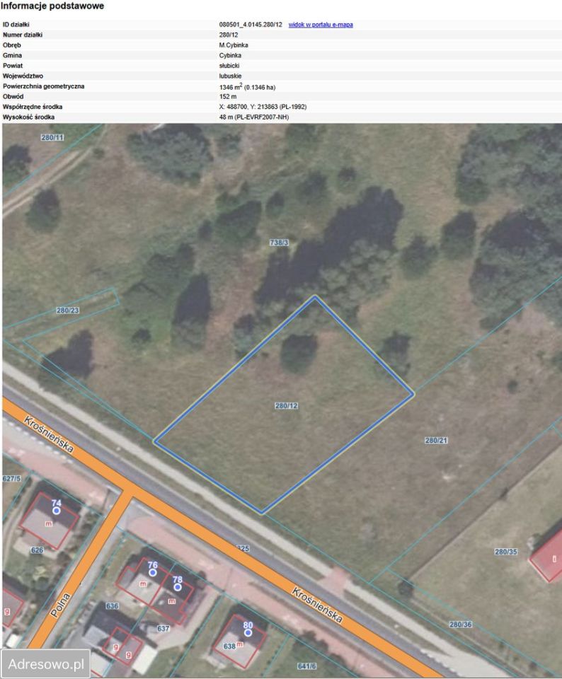 Działka inwestycyjna Cybinka. Zdjęcie 2