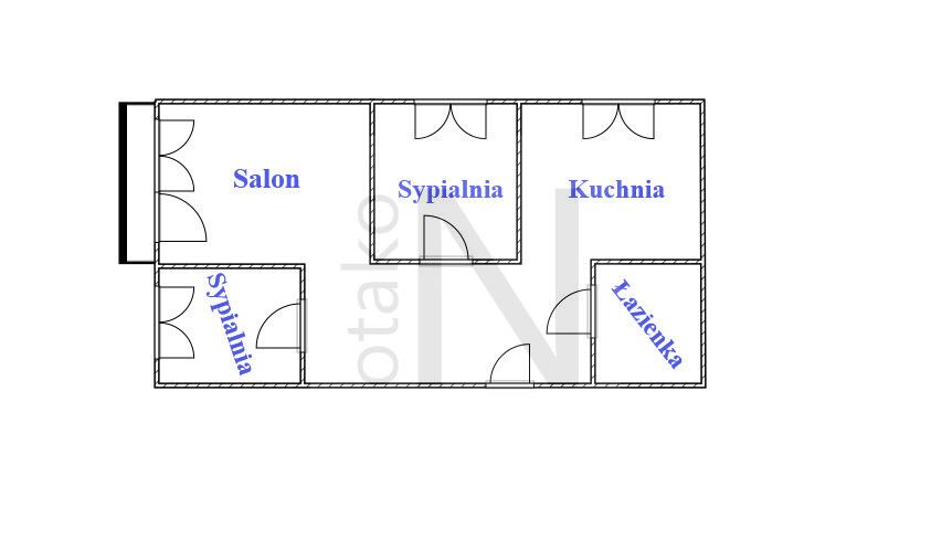 Mieszkanie 3-pokojowe Częstochowa Północ. Zdjęcie 9