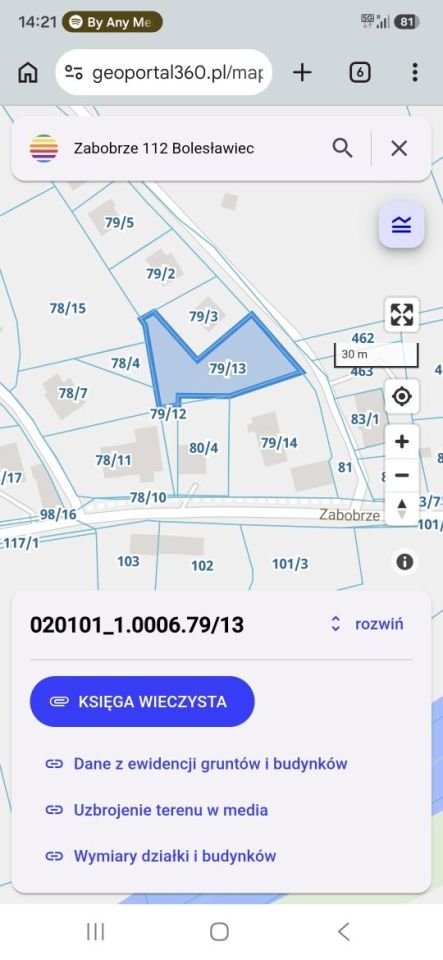 Działka budowlana Bolesławiec, ul. Zabobrze. Zdjęcie 3