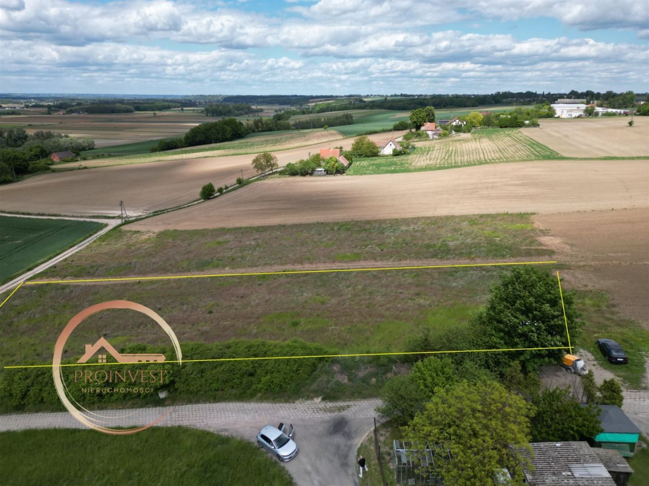 Działka budowlana Unisław