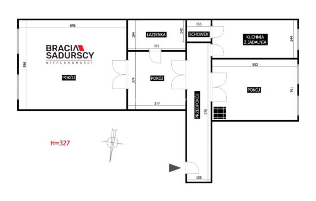 Mieszkanie 3-pokojowe Kraków Stare Miasto, ul. Grodzka. Zdjęcie 28