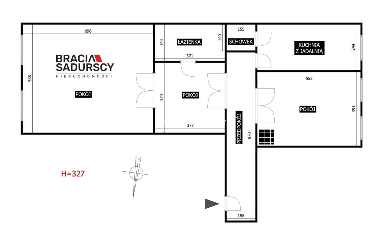 Mieszkanie 3-pokojowe Kraków Stare Miasto, ul. Grodzka. Zdjęcie 28