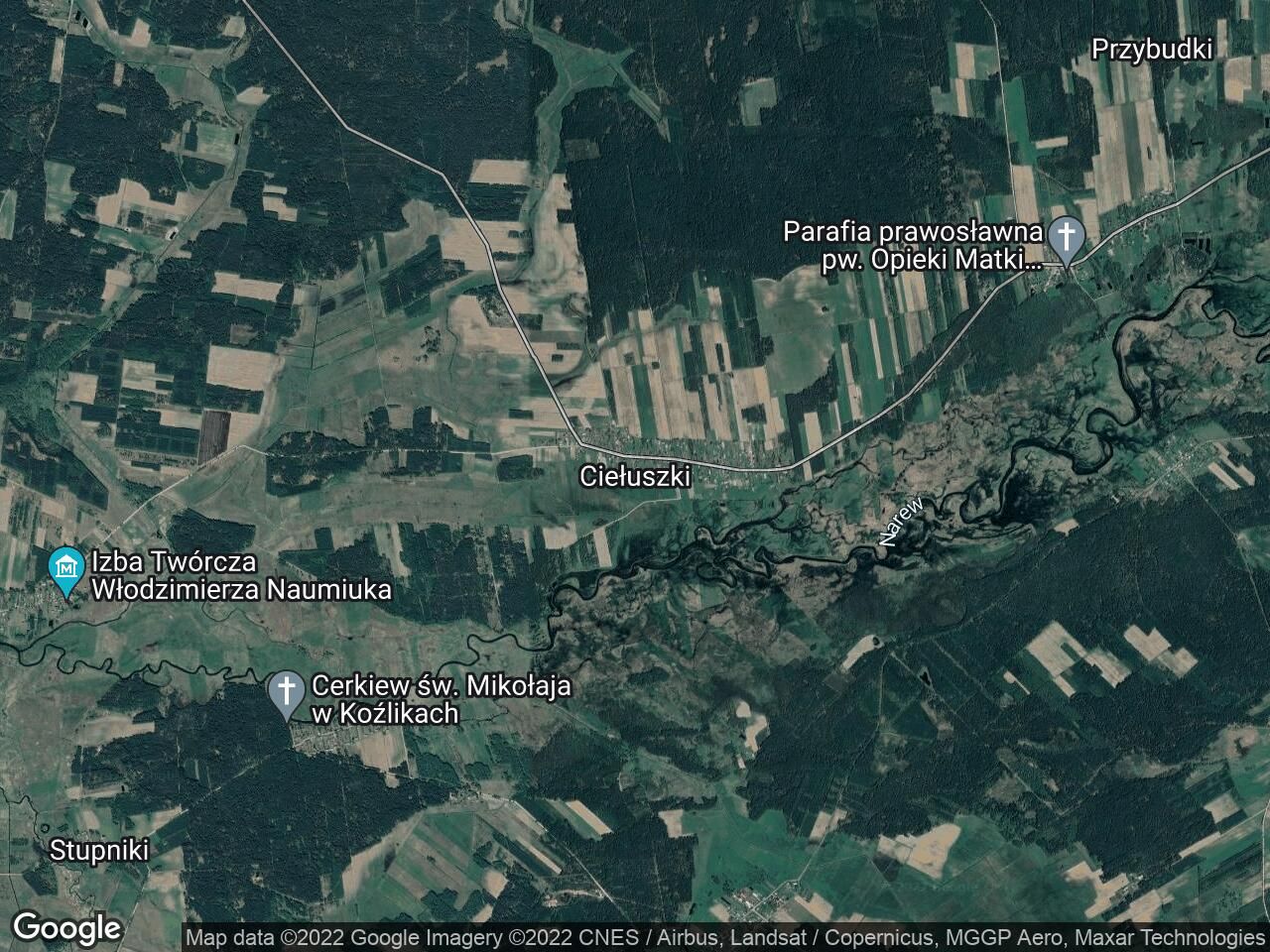 Działka rolna Ciełuszki