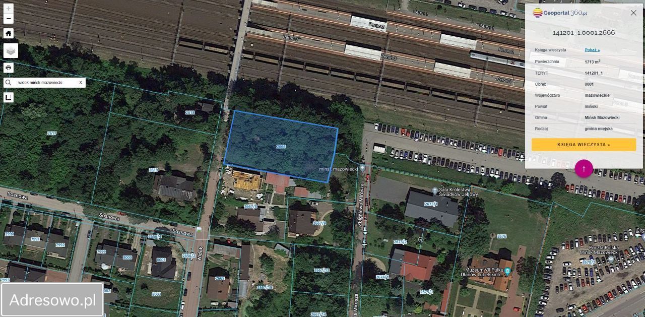 Działka budowlana Mińsk Mazowiecki, ul. Widok. Zdjęcie 2