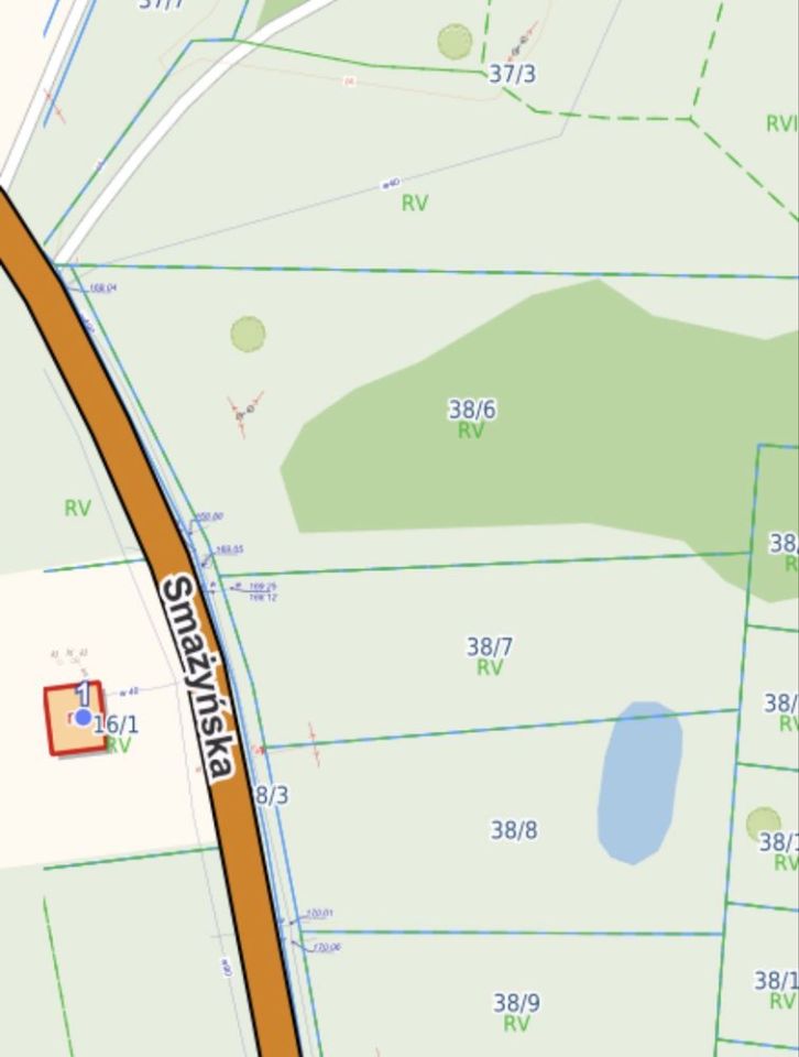 Działka budowlana Łebno, ul. Smażyńska