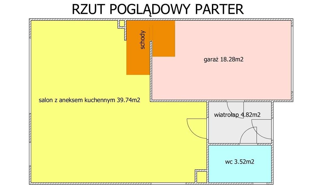bliźniak, 5 pokoi Księginice, ul. Rumiankowa. Zdjęcie 3