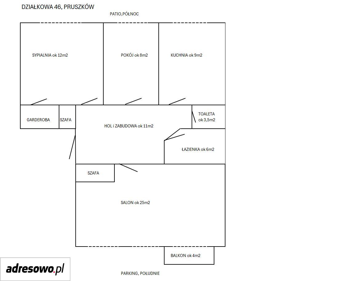 Mieszkanie 3-pokojowe Pruszków, ul. Działkowa. Zdjęcie 21