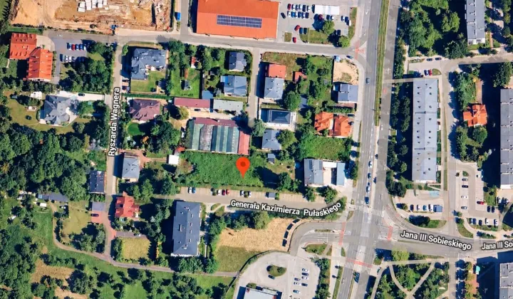 Działka inwestycyjna Częstochowa Trzech Wieszczów, ul. Pułaskiego