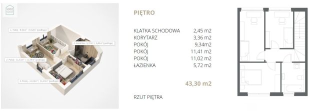 dom szeregowy, 4 pokoje Komorniki. Zdjęcie 17