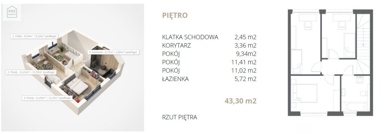 dom szeregowy, 4 pokoje Komorniki. Zdjęcie 17