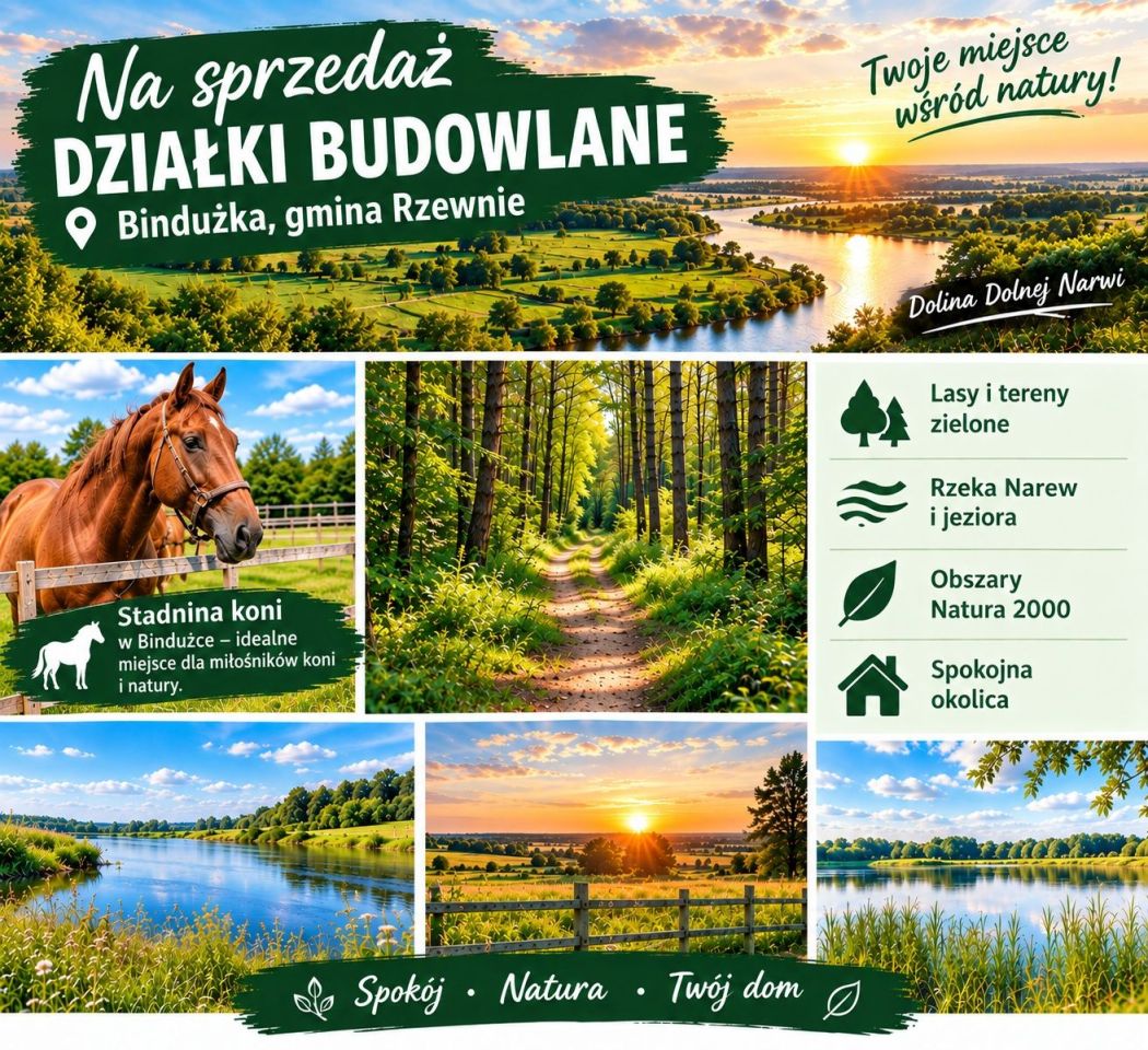 Działka budowlana Bindużka. Zdjęcie 2