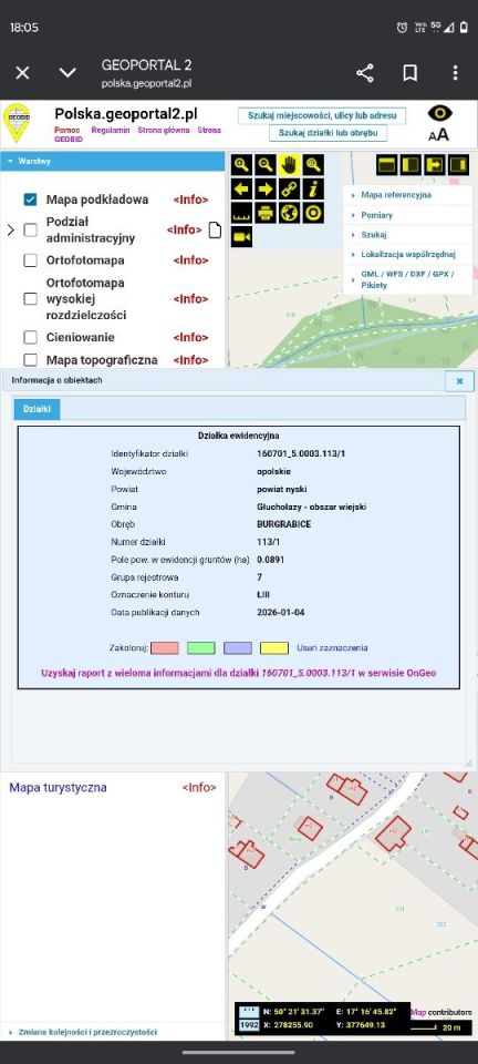 Działka rolna Burgrabice. Zdjęcie 2