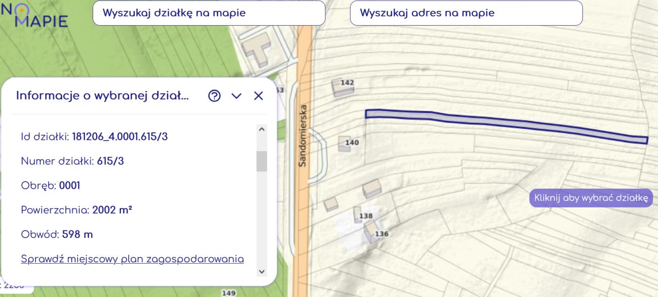 Działka leśna Rudnik nad Sanem, ul. Sandomierska. Zdjęcie 3