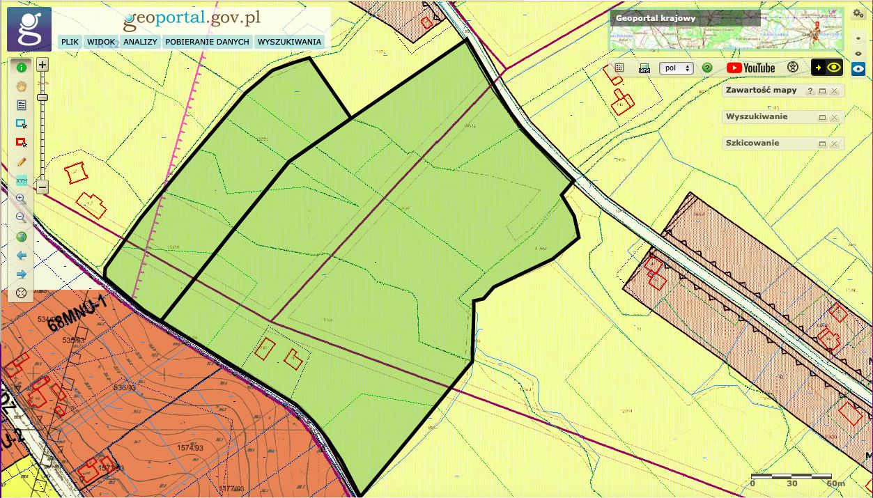 Działka rolno-budowlana Pstrążna Podlesie, ul. Podleśna. Zdjęcie 4