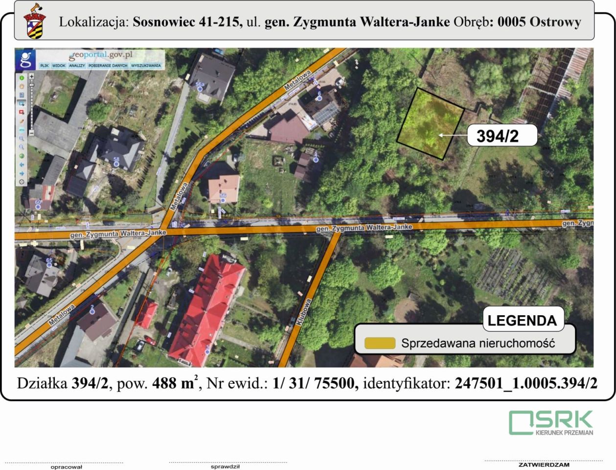 Działka inna Sosnowiec Ostrowy Górnicze, ul. gen. Zygmunta Waltera-Janke. Zdjęcie 3