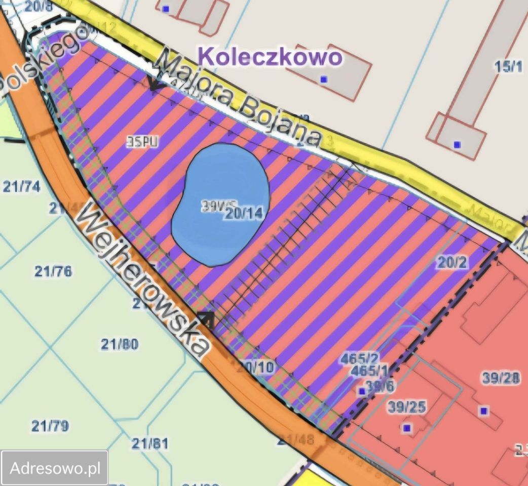 Działka inwestycyjna Koleczkowo, ul. Majora Bojana. Zdjęcie 4