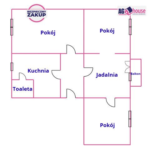 Mieszkanie 4-pokojowe Pruszcz Gdański, ul. Grunwaldzka. Zdjęcie 12