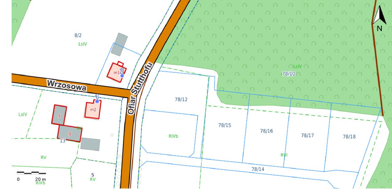 Działka budowlana Wyszecino, ul. Ofiar Stutthofu. Zdjęcie 2