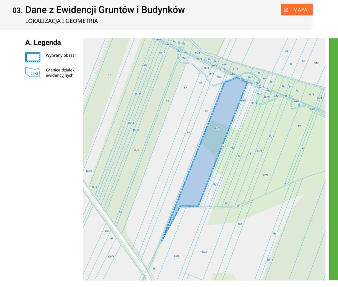 Działka inwestycyjna Zakrzew. Zdjęcie 3