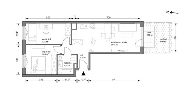 Mieszkanie 3-pokojowe Warszawa Włochy, ul. Trzcinowa. Zdjęcie 7