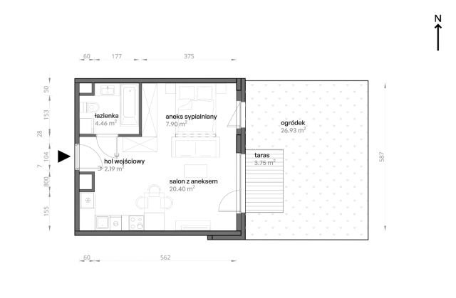 Mieszkanie 1-pokojowe Warszawa Praga-Południe, ul. Podskarbińska. Zdjęcie 7