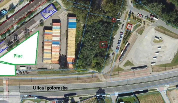 Działka inwestycyjna Kraków Nowa Huta, ul. Igołomska