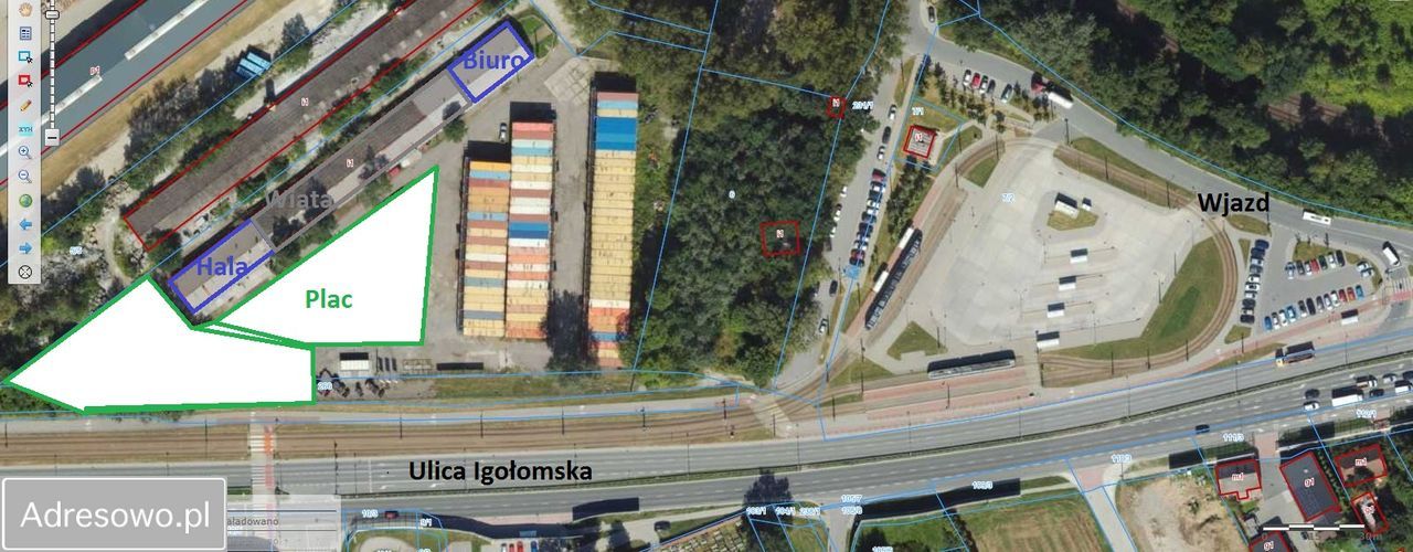 Działka inwestycyjna Kraków Nowa Huta, ul. Igołomska