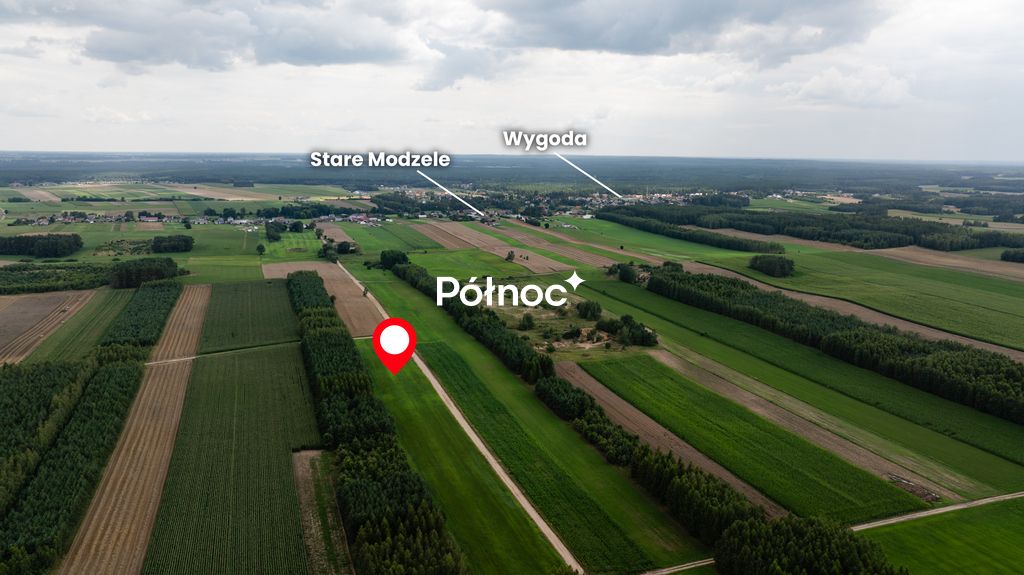 Działka budowlana Stare Modzele. Zdjęcie 4