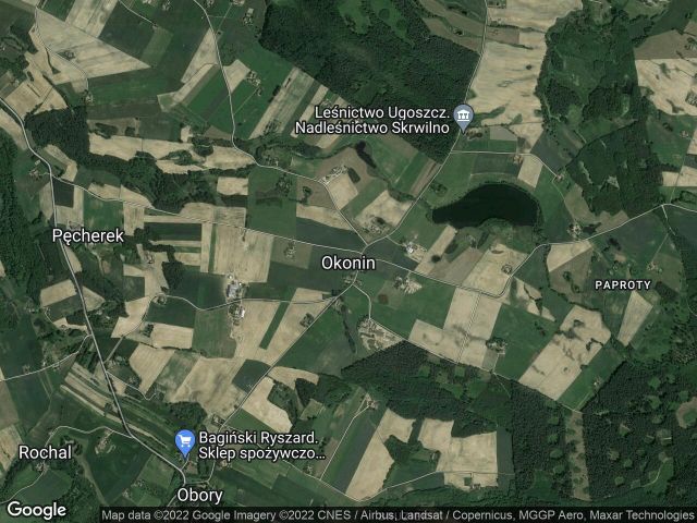 Działka rolno-budowlana Okonin. Zdjęcie 1