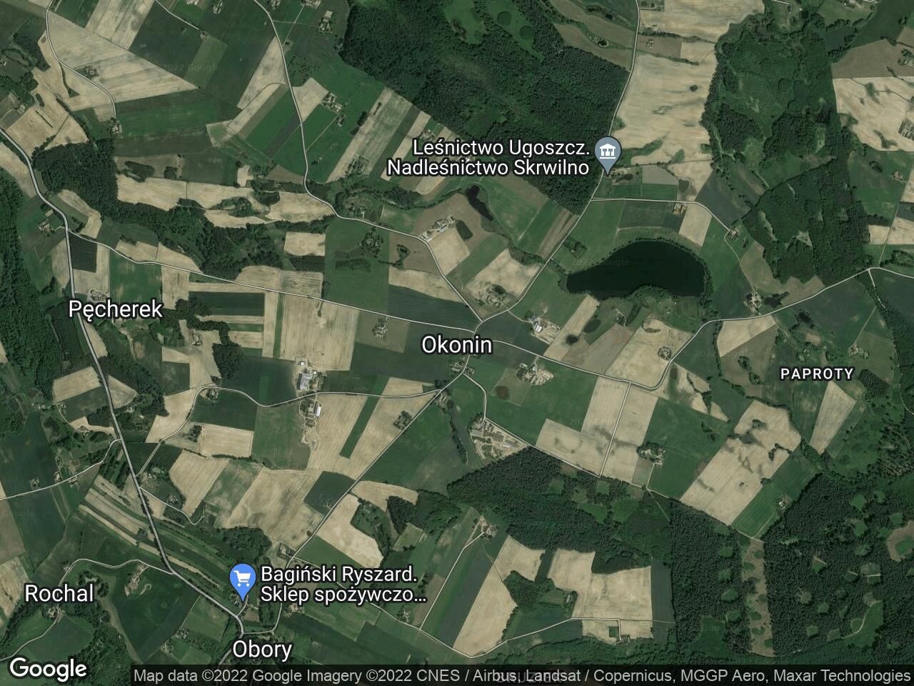 Działka rolno-budowlana Okonin