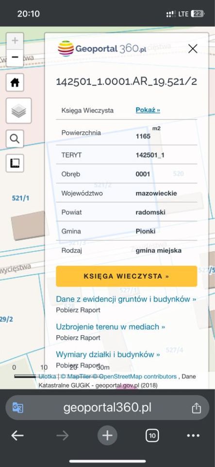 Działka budowlana Pionki. Zdjęcie 2
