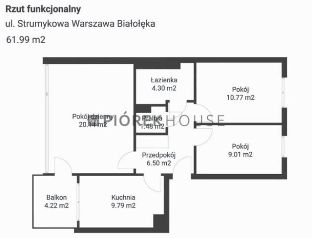 Mieszkanie 3-pokojowe Warszawa Białołęka, ul. Strumykowa. Zdjęcie 10