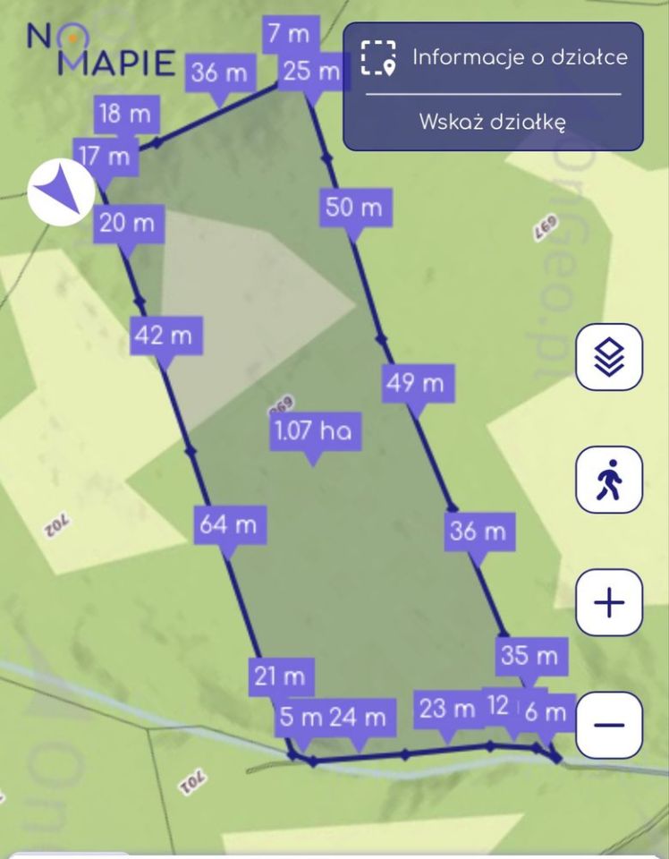 Działka rolna Brzyna. Zdjęcie 3