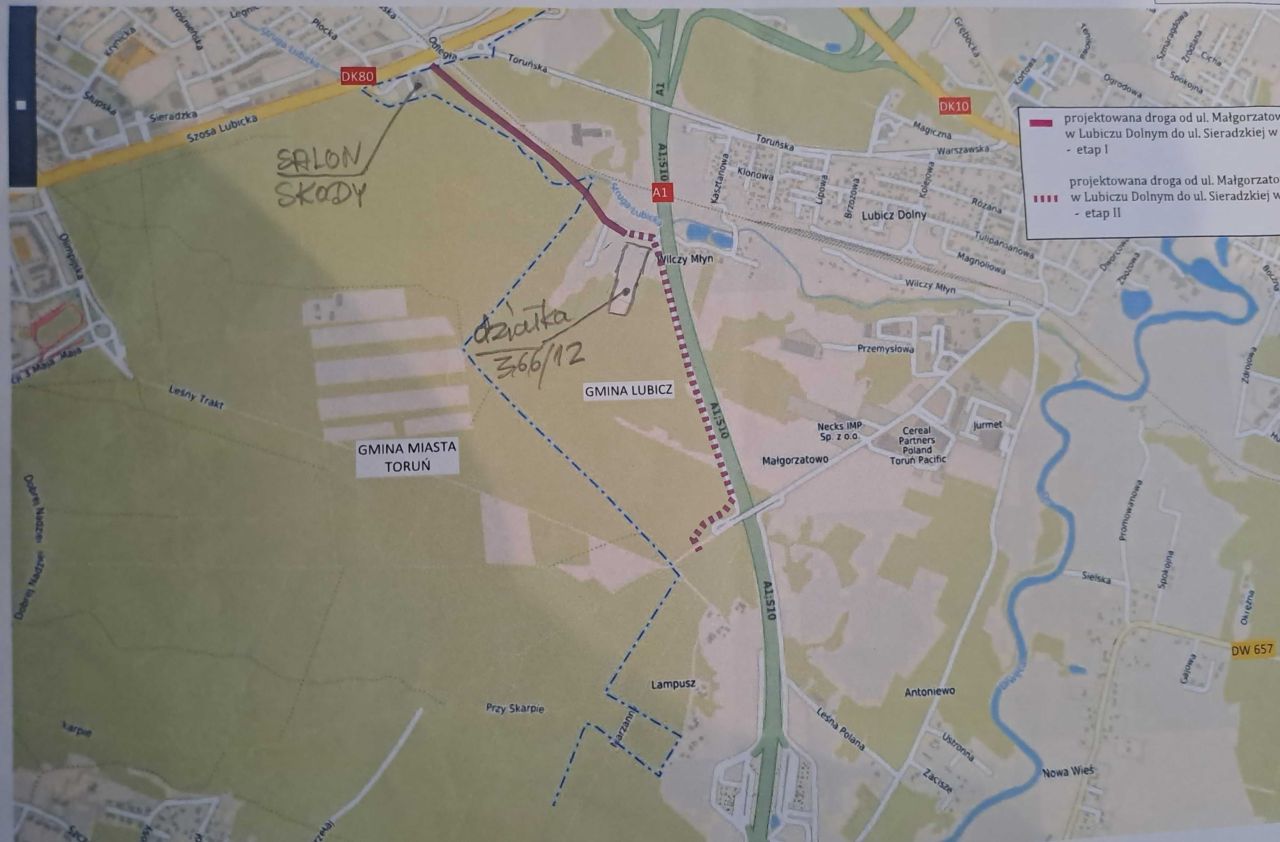 Działka rolno-budowlana Lubicz Dolny, ul. Wilczy Młyn. Zdjęcie 7