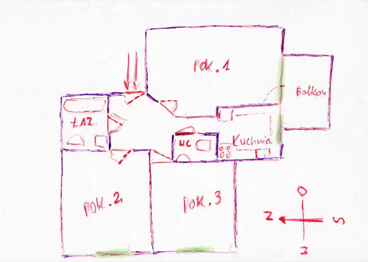 Mieszkanie 3-pokojowe Warszawa Ursynów, ul. Stanisława Kazury. Zdjęcie 5