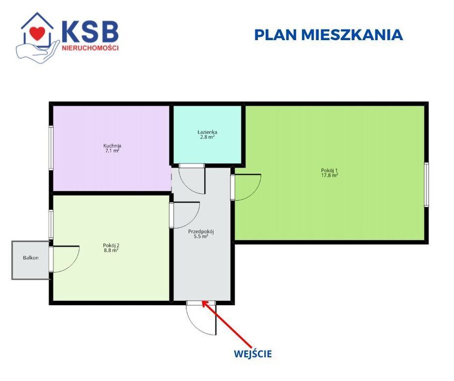 Mieszkanie 2-pokojowe Ostrowiec Świętokrzyski, ul. Tylna. Zdjęcie 17