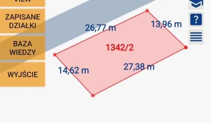 Działka budowlana Hucisko