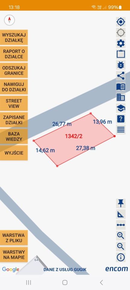 Działka budowlana Hucisko