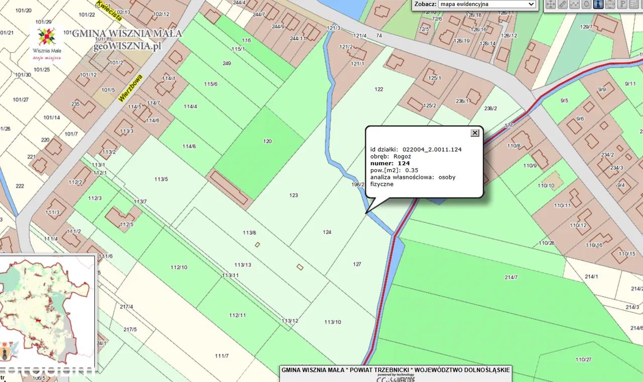 Działka rolno-budowlana Rogoż, ul. Parkowa. Zdjęcie 3