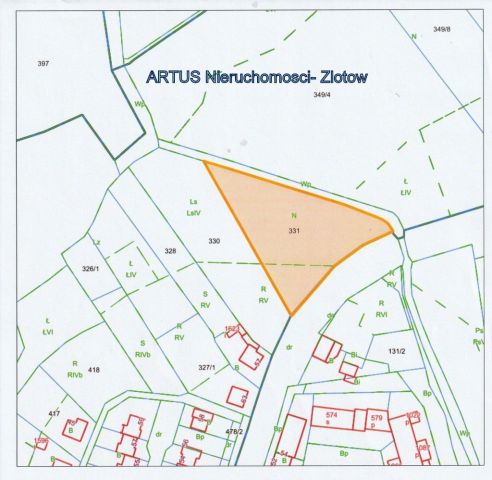 Działka inna Złotów, ul. ks. dr. Bolesława Domańskiego. Zdjęcie 4