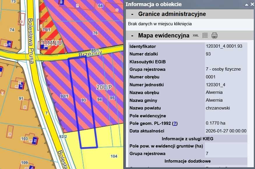 Działka inwestycyjna Alwernia. Zdjęcie 3