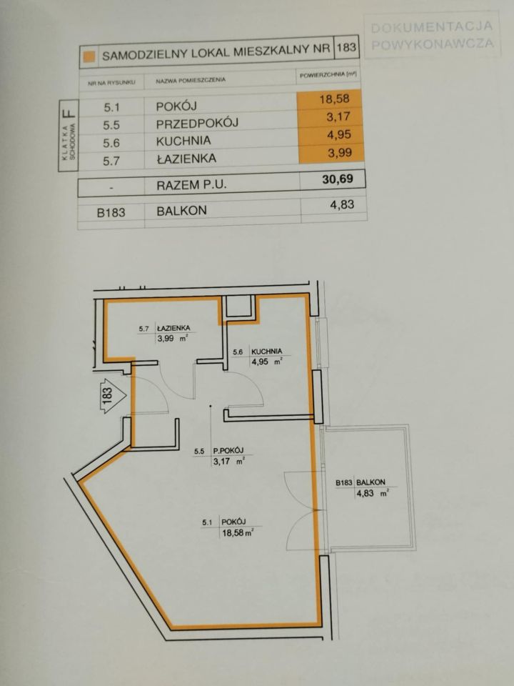 Mieszkanie 1-pokojowe Kraków Czyżyny, ul. Bolesława Orlińskiego. Zdjęcie 15