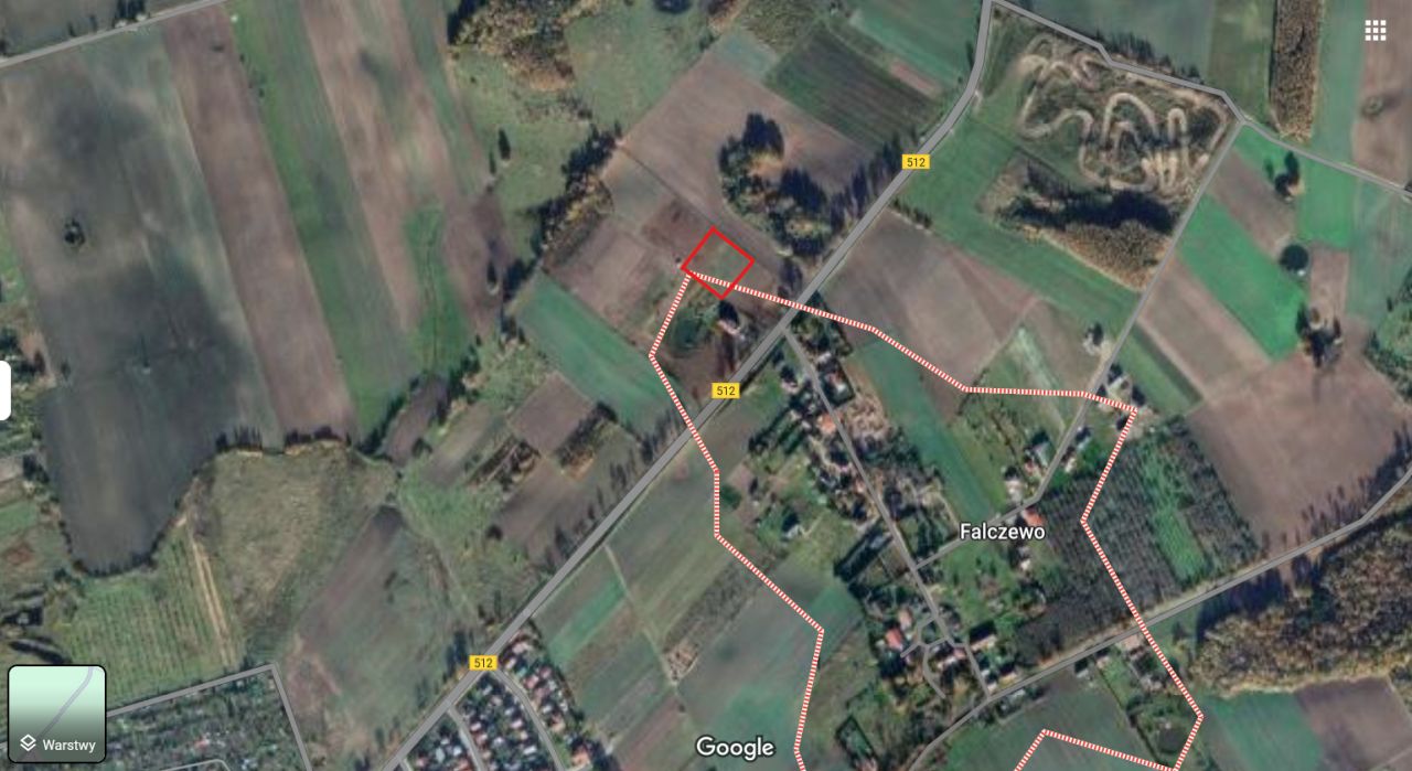 Działka siedliskowa Falczewo. Zdjęcie 2