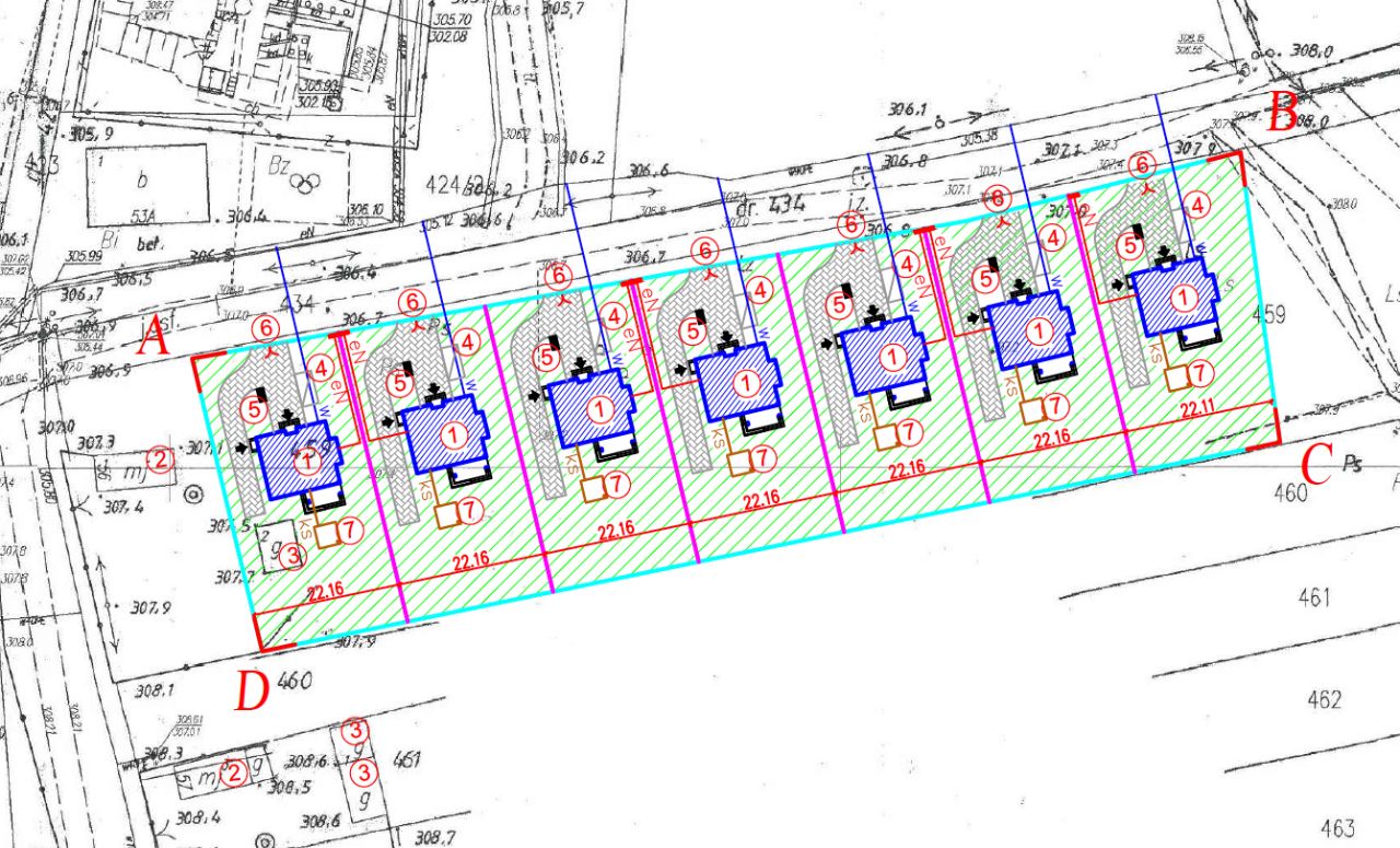 Działka budowlana Paruchy