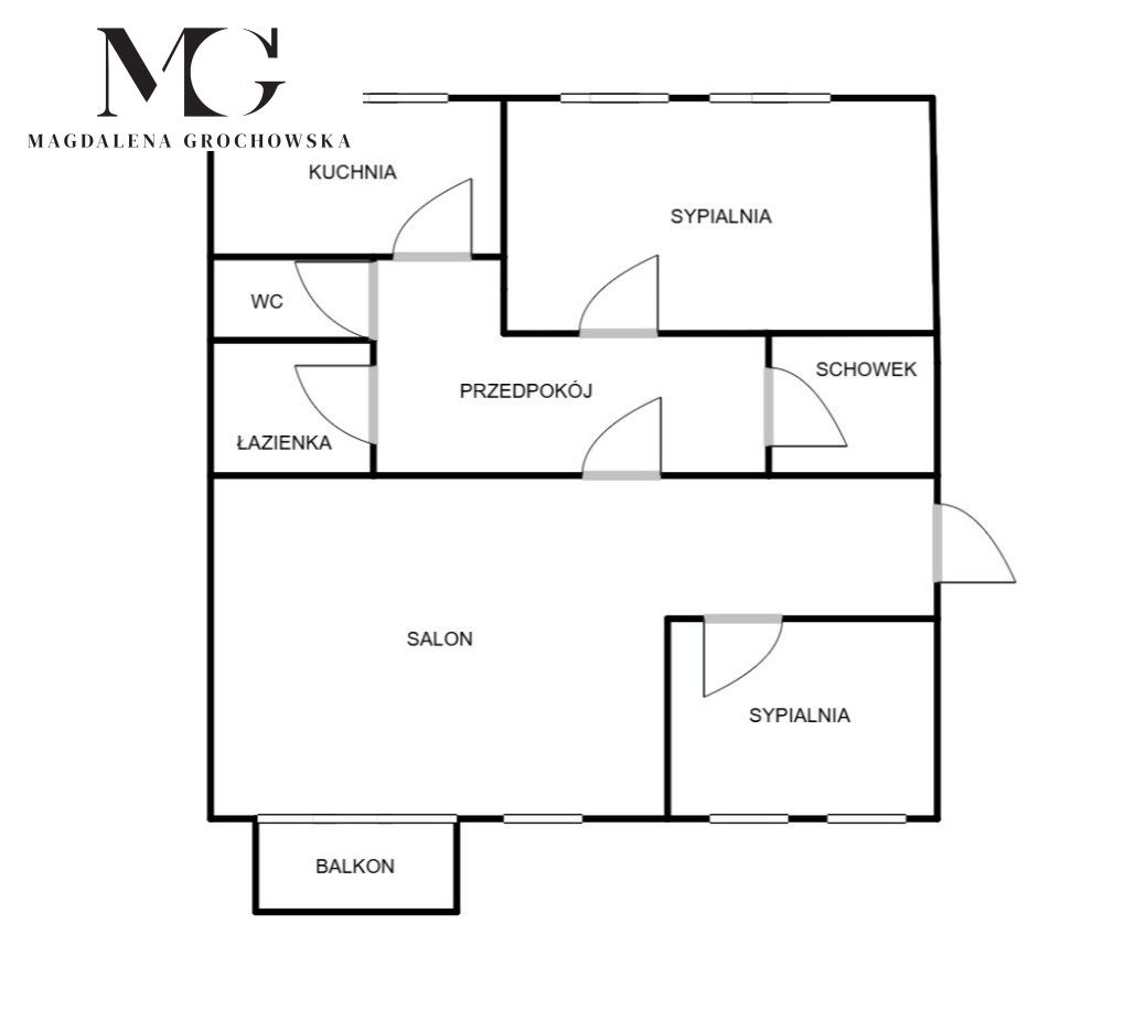 Mieszkanie 3-pokojowe Inowrocław Rąbin, ul. Józefa Krzymińskiego. Zdjęcie 19