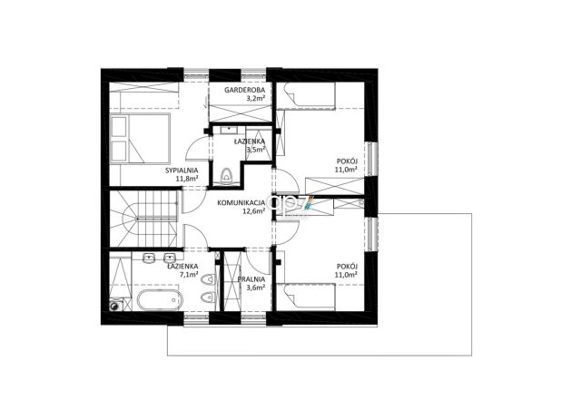 bliźniak, 5 pokoi Zabierzów. Zdjęcie 20