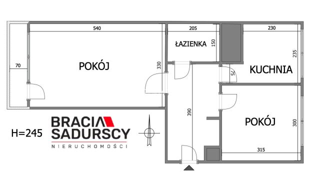 Mieszkanie 2-pokojowe Kraków Krowodrza, ul. Wielkotyrnowska. Zdjęcie 18