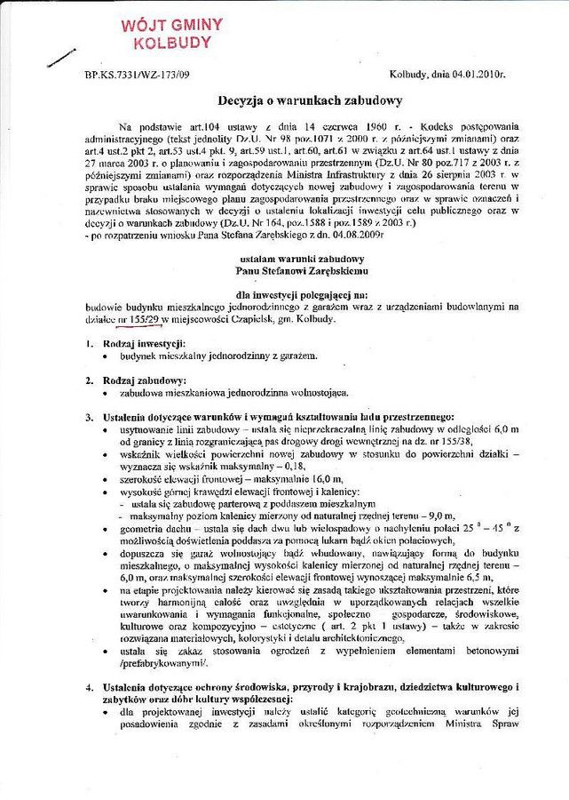 Działka budowlana Czapielsk, ul. Podleśna. Zdjęcie 5