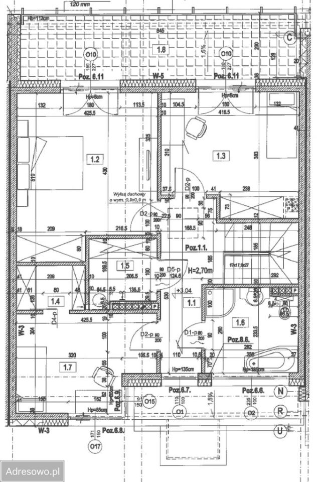 dom szeregowy, 5 pokoi Bydgoszcz, ul. Orła Białego. Zdjęcie 2